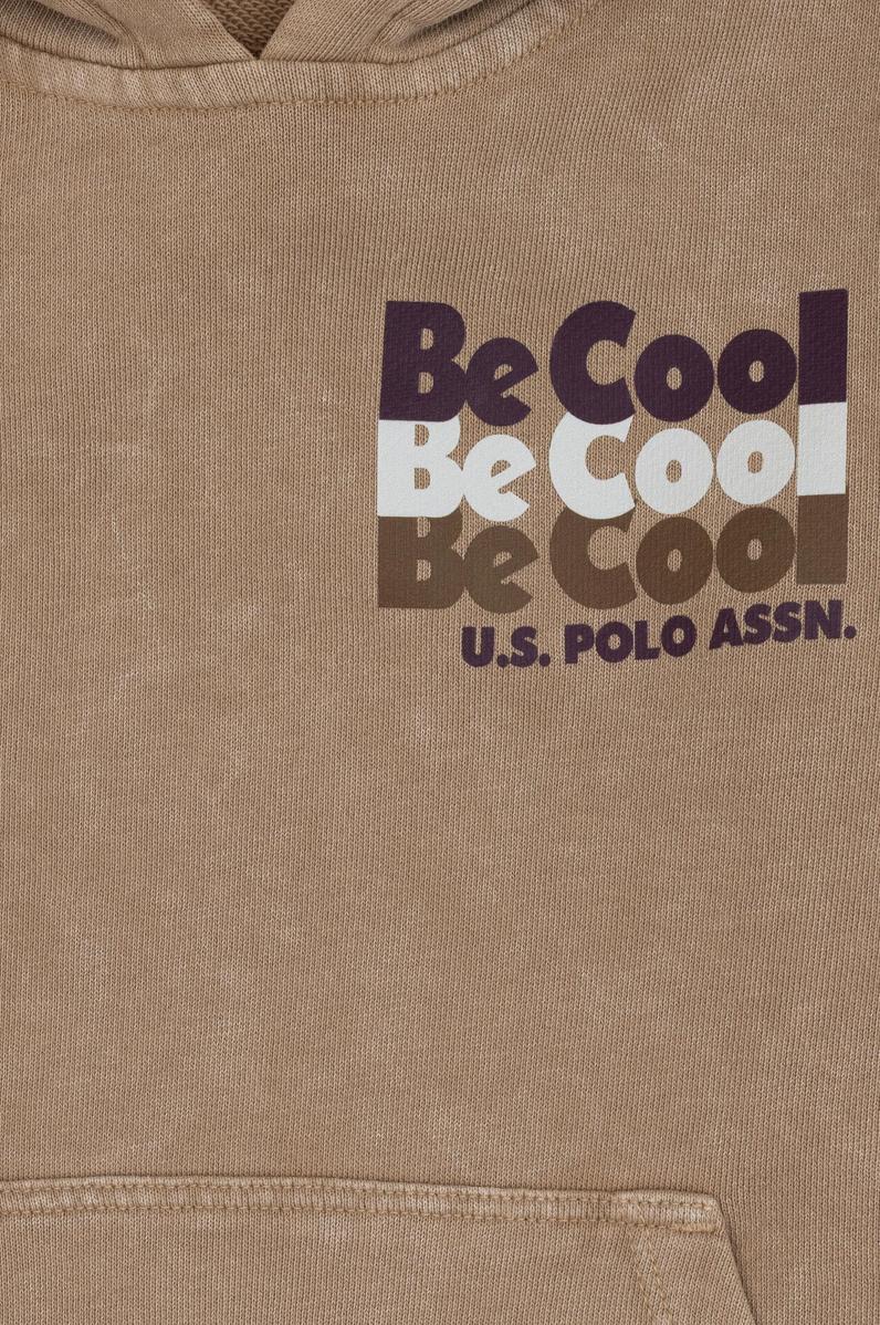 Erkek Çocuk Camel Sweatshirt