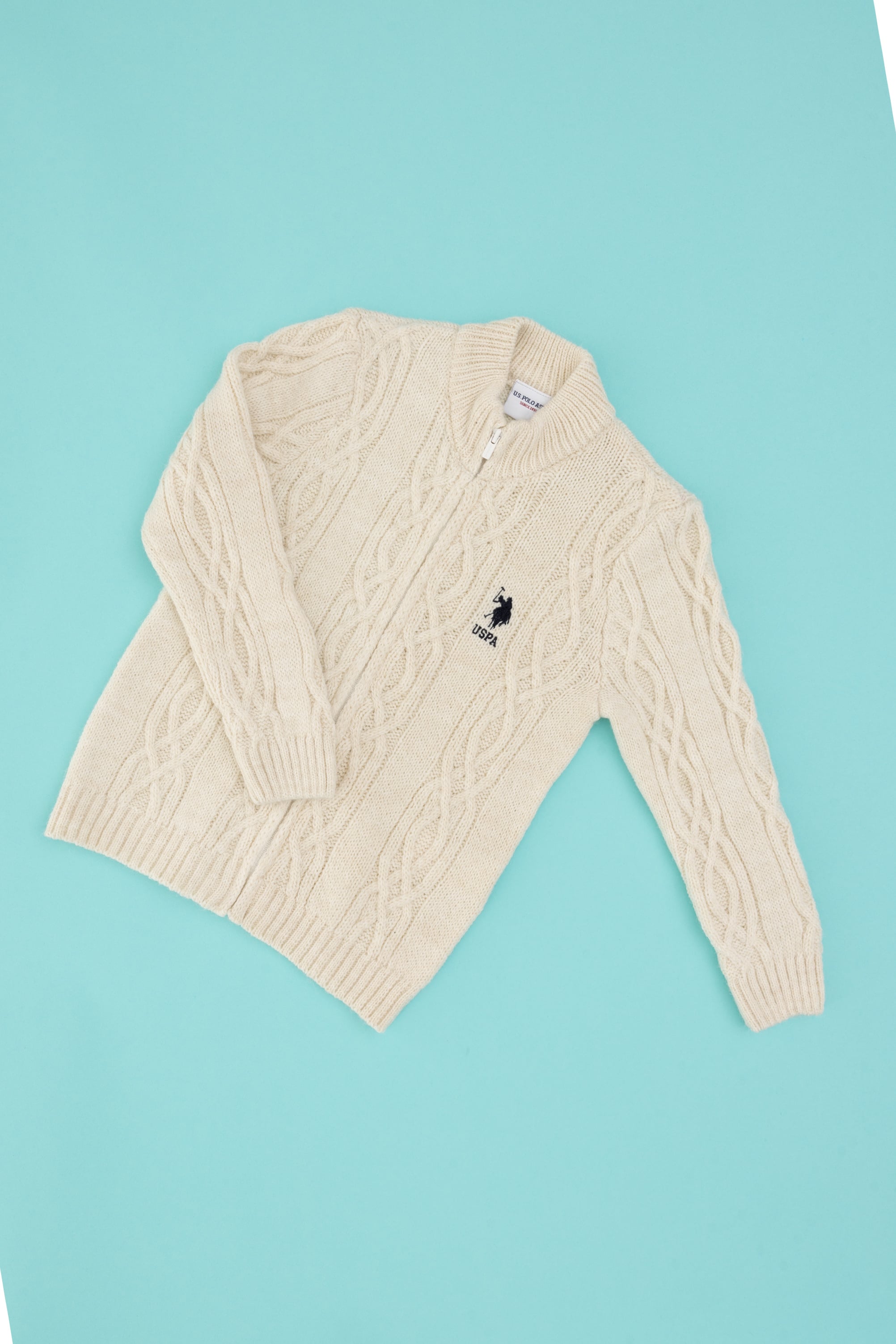 Erkek Çocuk Krem Triko Hırka