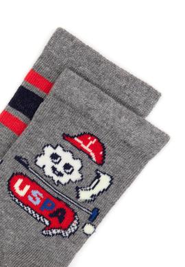 Erkek Çocuk Gri Melanj Soket Çorap - 50318054008