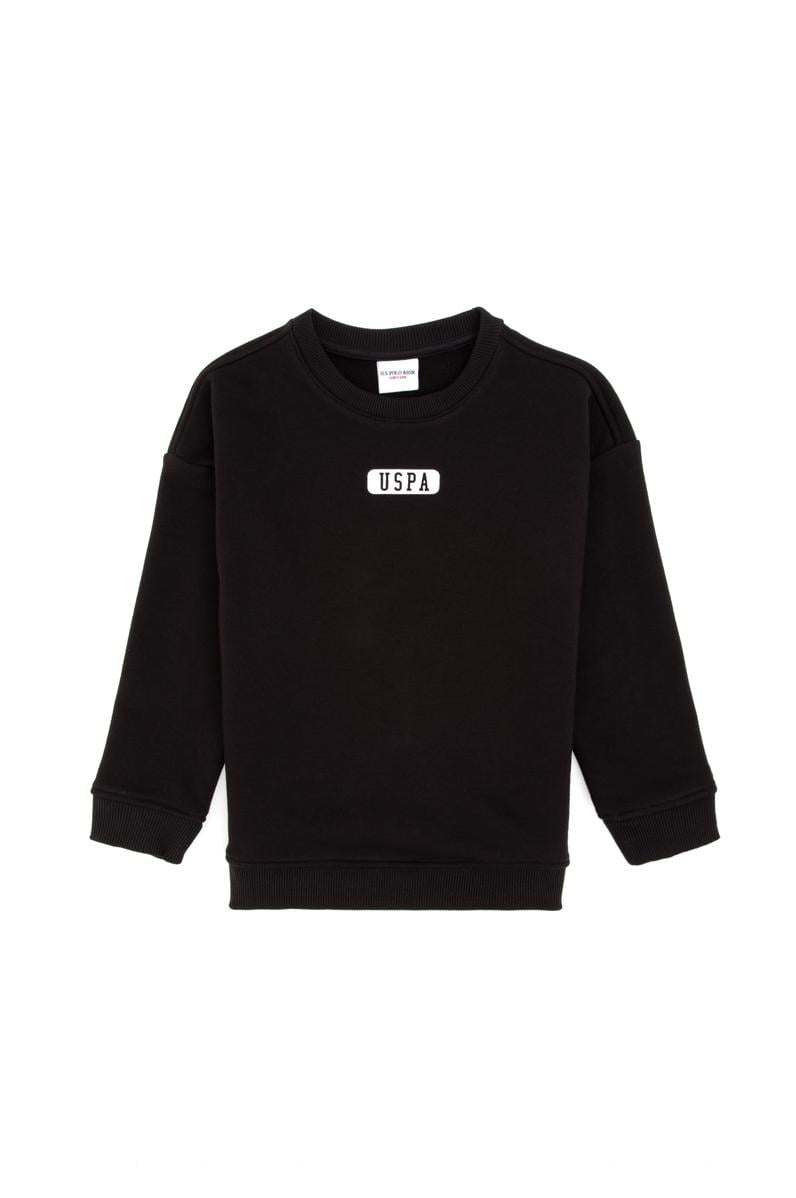 Erkek Çocuk Siyah Sweatshirt