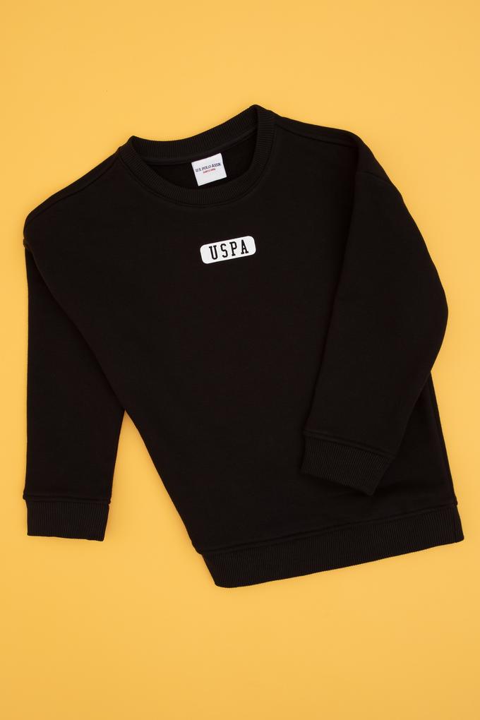 Erkek Çocuk Siyah Sweatshirt