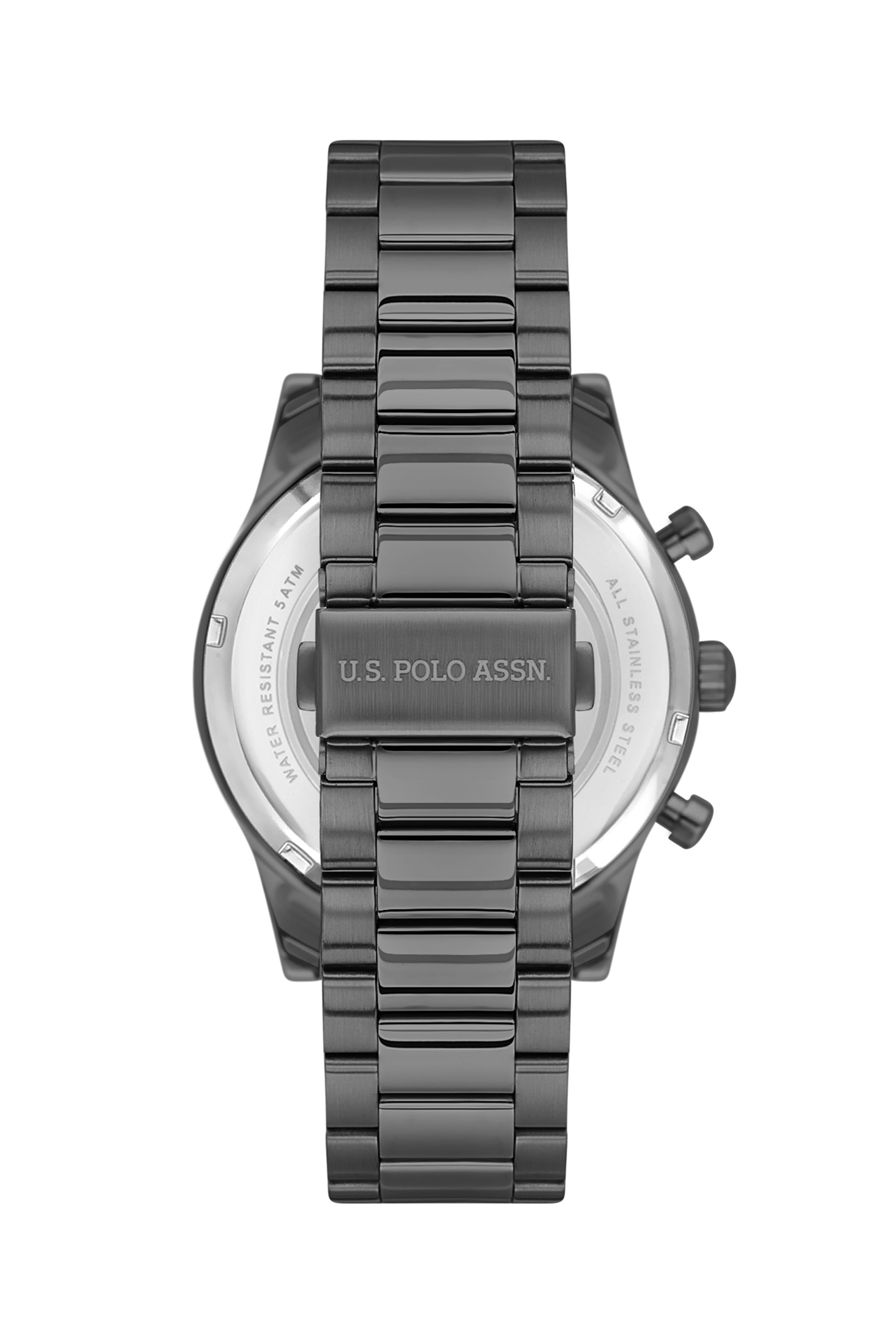 Erkek Füme Çelik Kordon Kol Saati USPA1055B-04 - Image 3