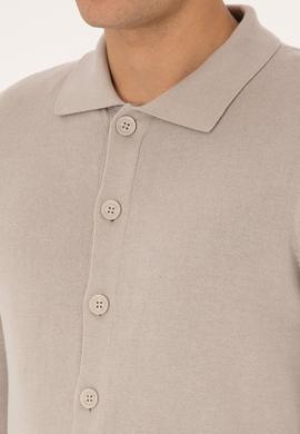 Erkek Taş Basic Triko Hırka - 50313690020