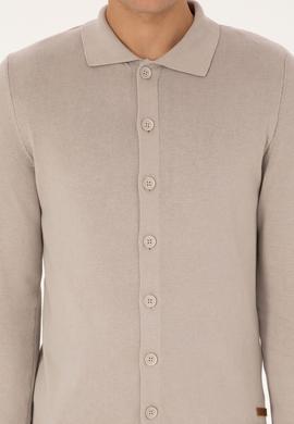 Erkek Taş Basic Triko Hırka - 50313690020