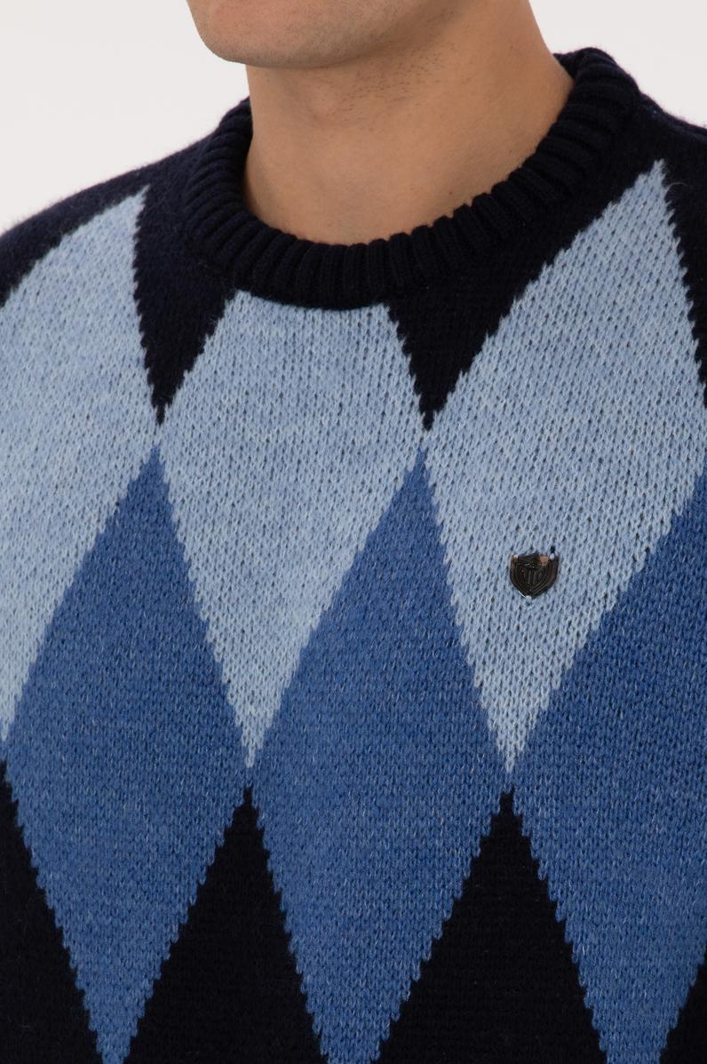 Erkek Lacivert Kazak