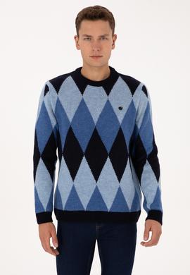 Erkek Lacivert Kazak - 50314947026