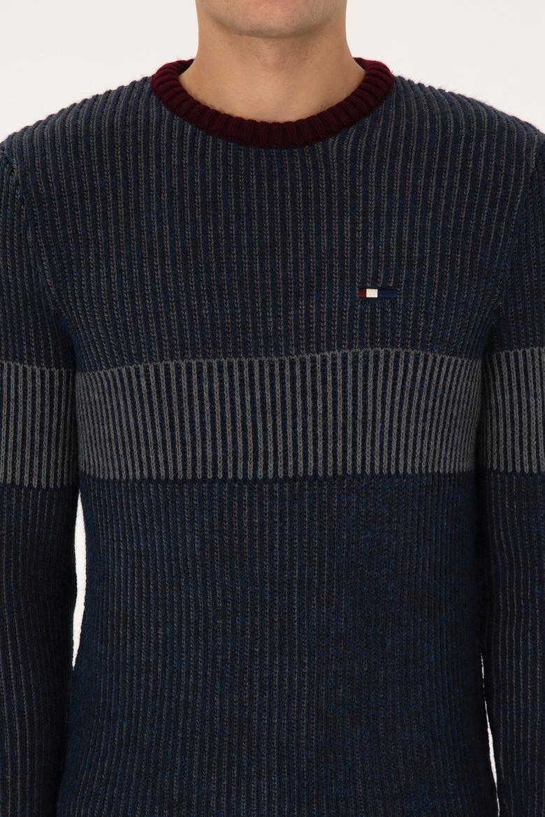 Erkek Lacivert Kazak - 50314958008