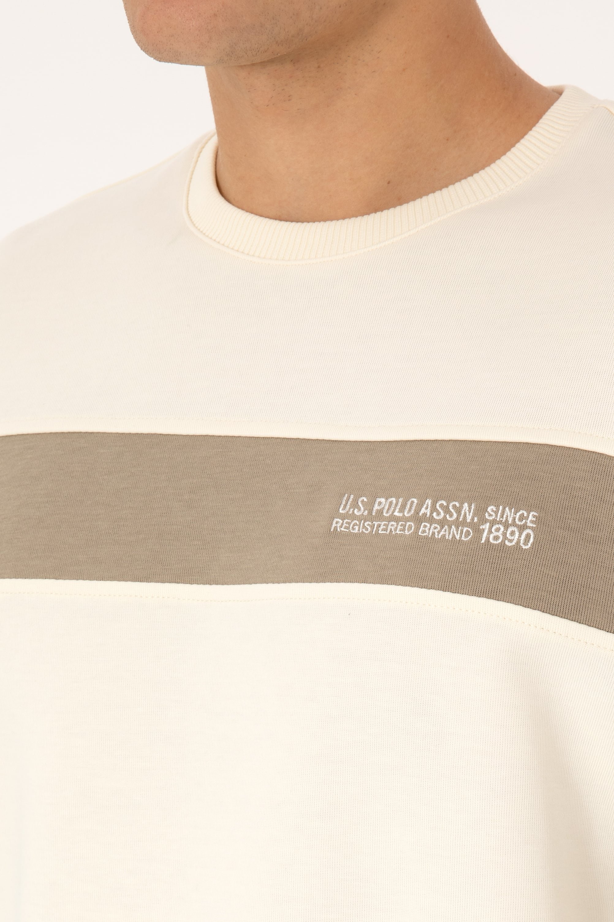 Erkek Krem Sweatshirt - 50316354003