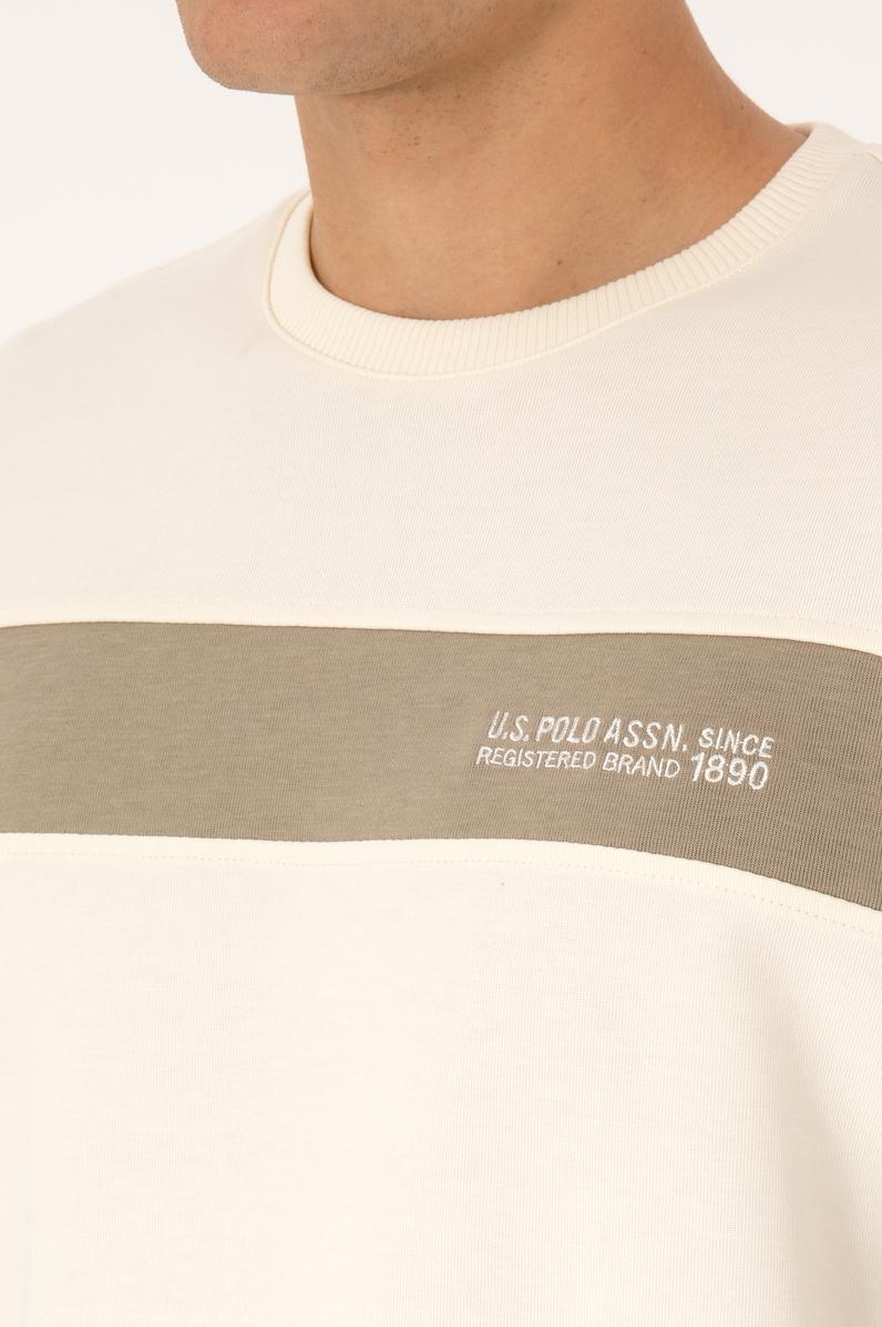 Erkek Krem Sweatshirt