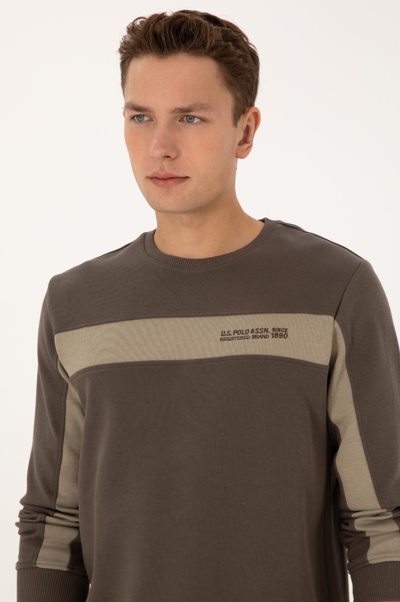 Erkek Vizon Sweatshirt