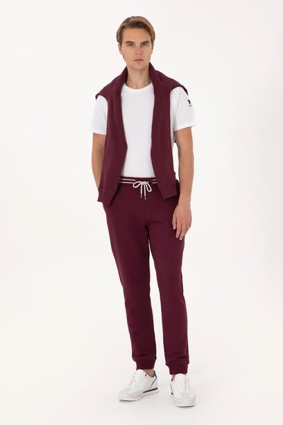 Erkek Bordo Eşofman Altı
