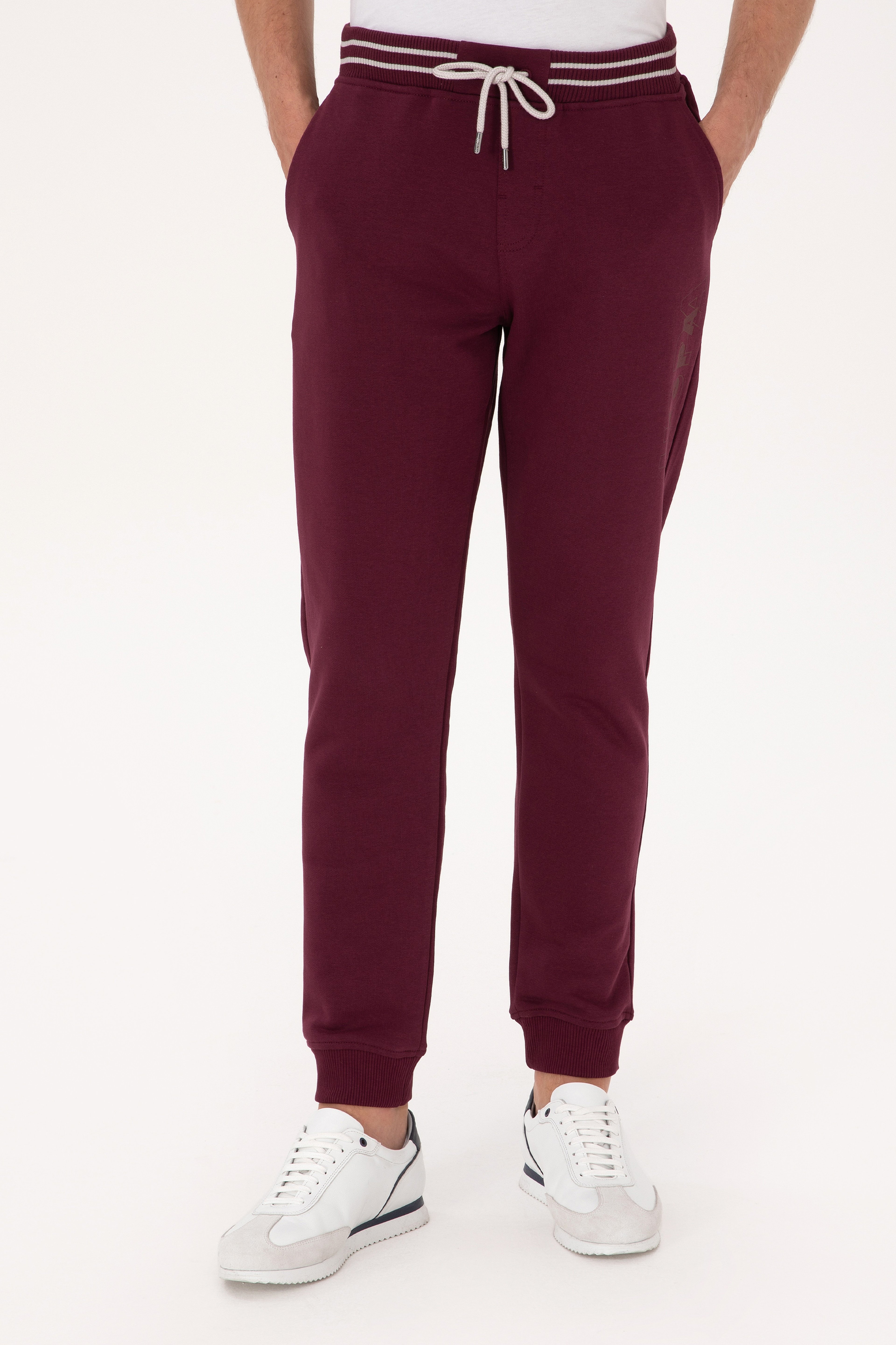Erkek Bordo Eşofman Altı - Image 2