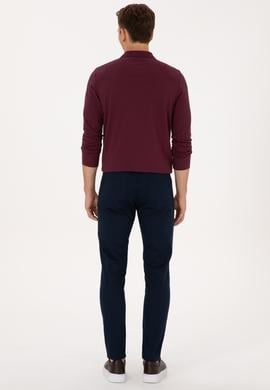 Erkek Lacivert Kanvas Pantolon - 50316835059