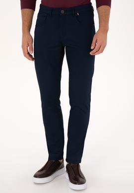 Erkek Lacivert Kanvas Pantolon - 50316835059