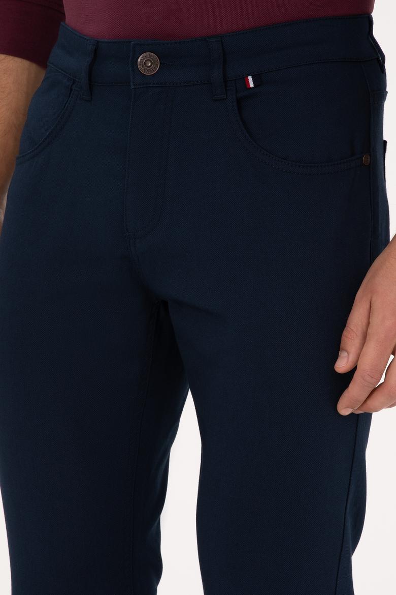 Erkek Lacivert Kanvas Pantolon - 50316835059