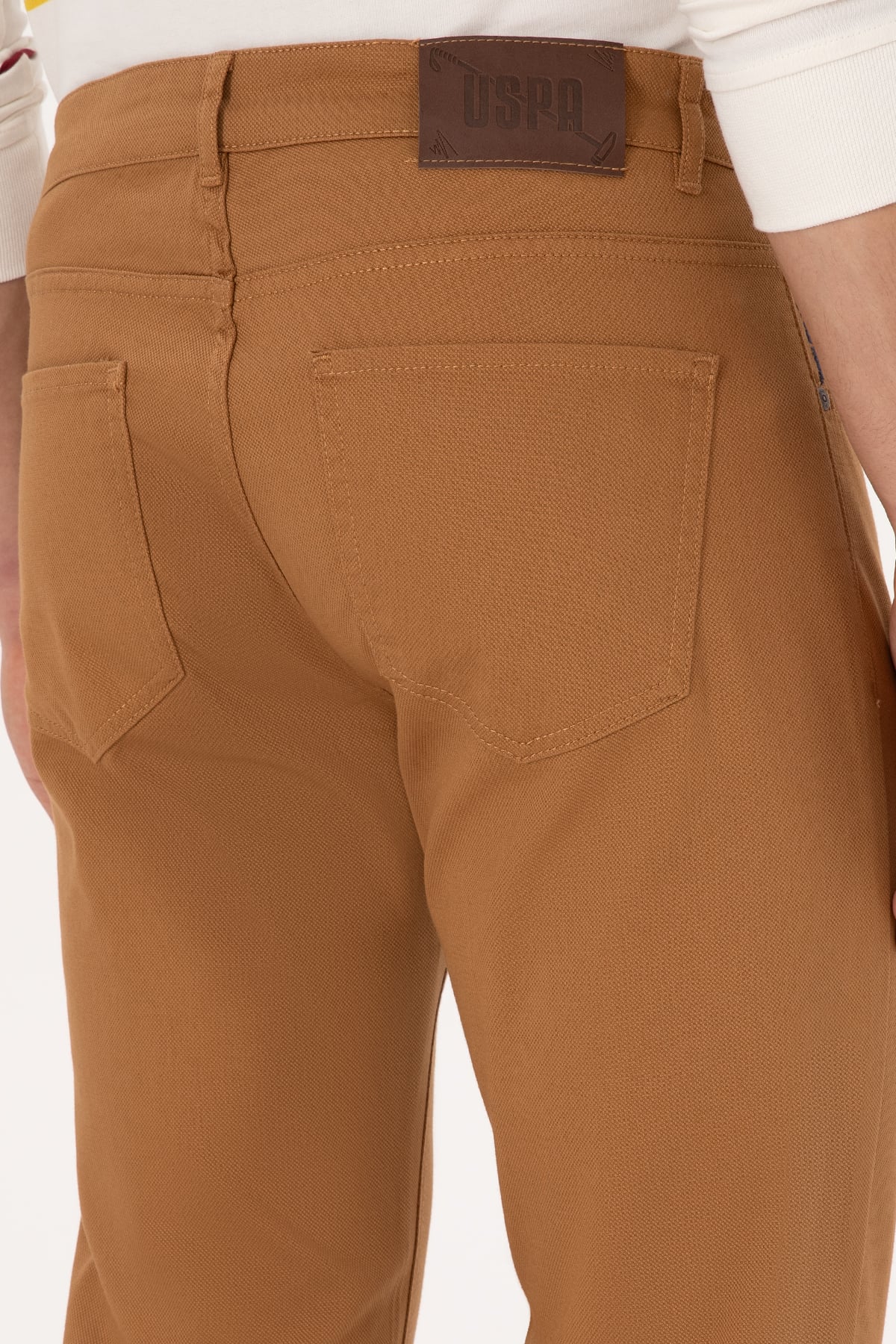 Erkek Camel Kanvas Pantolon - 50316835325