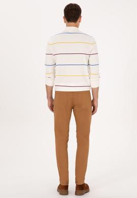 Erkek Camel Kanvas Pantolon - 50316835325