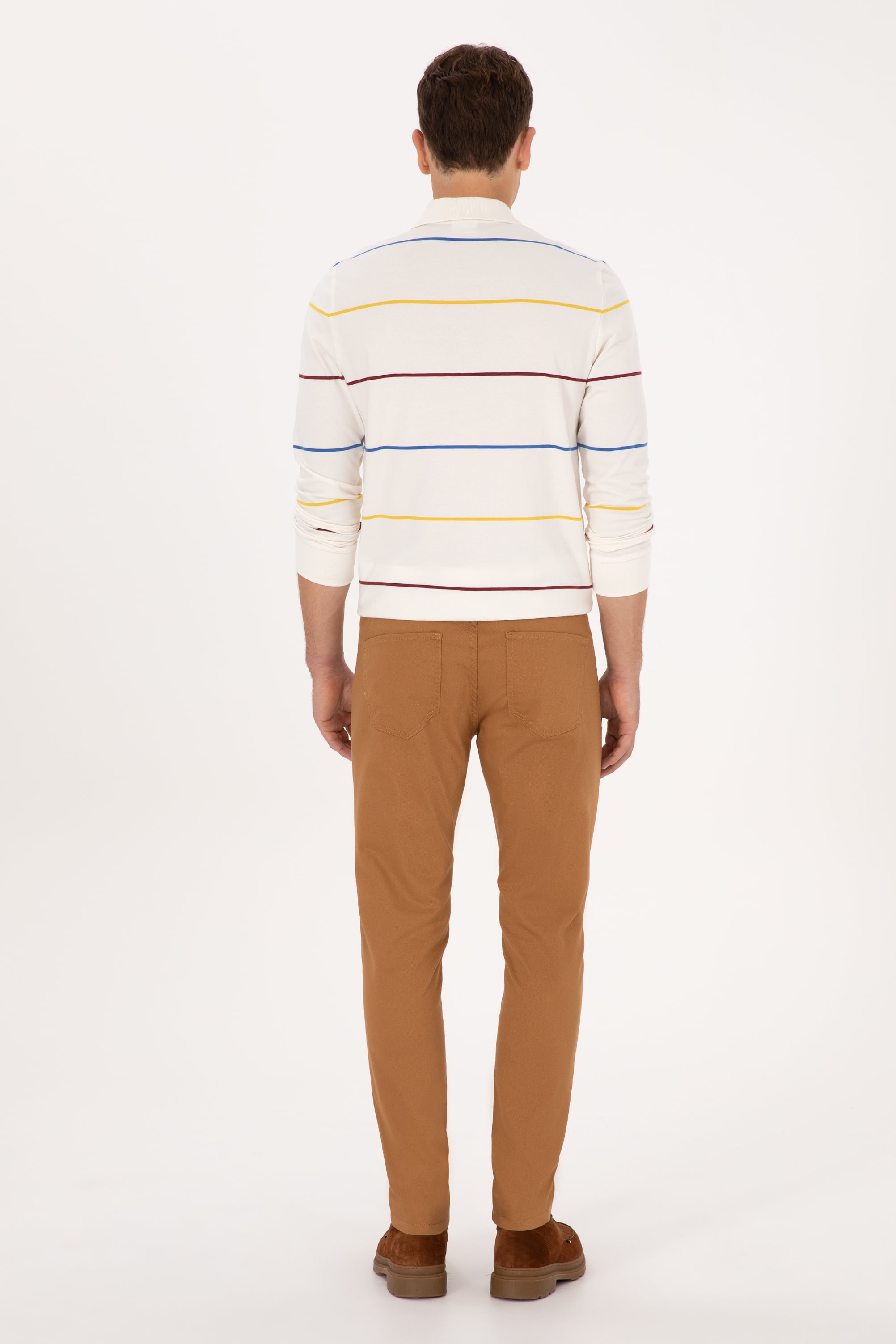 Erkek Camel Kanvas Pantolon - 50316835325