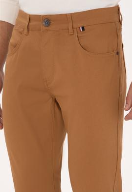 Erkek Camel Kanvas Pantolon - 50316835325