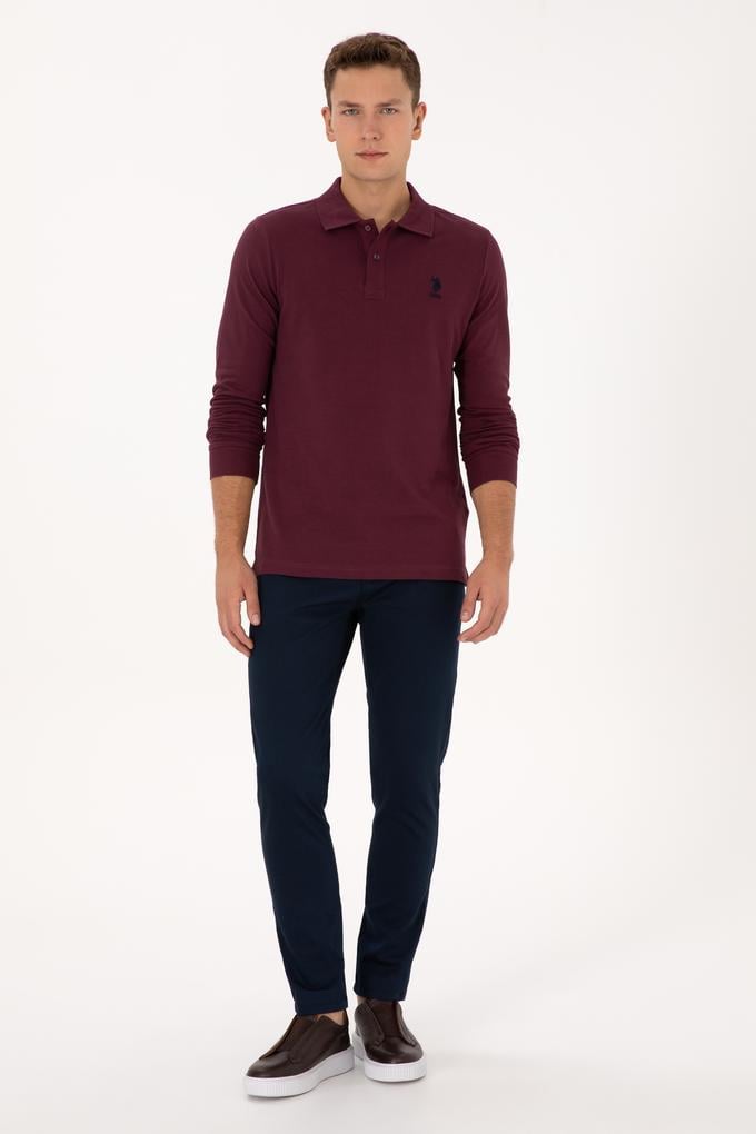 Erkek Lacivert Kanvas Pantolon