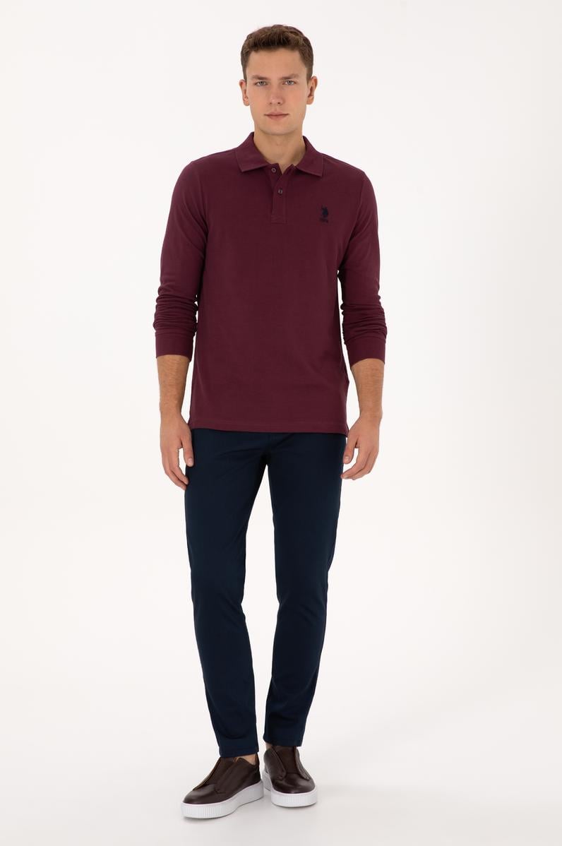 Erkek Lacivert Kanvas Pantolon