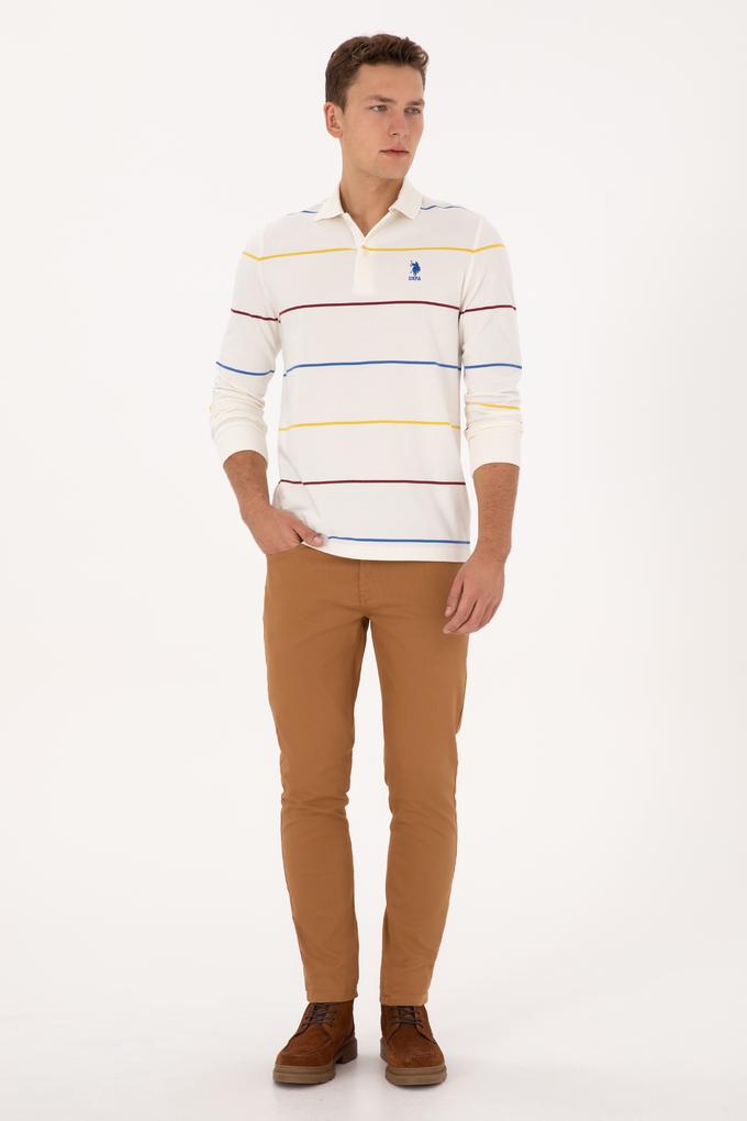 Erkek Camel Kanvas Pantolon