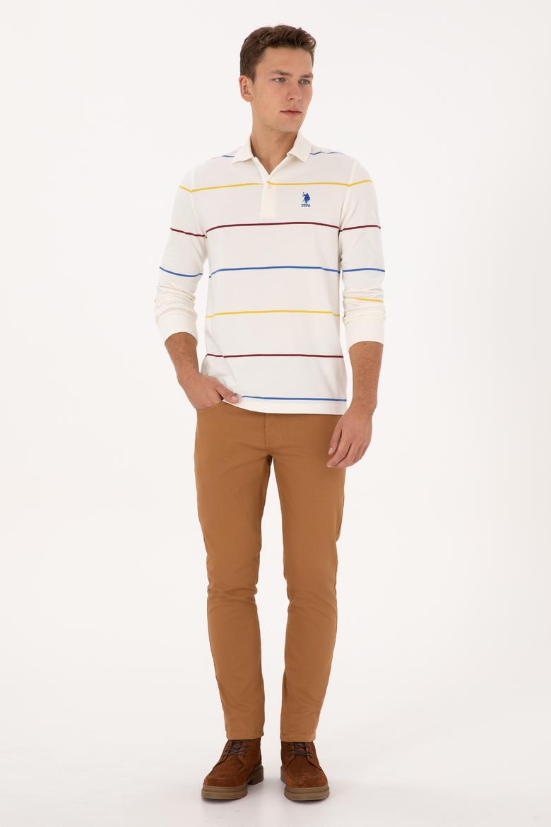 Erkek Camel Kanvas Pantolon