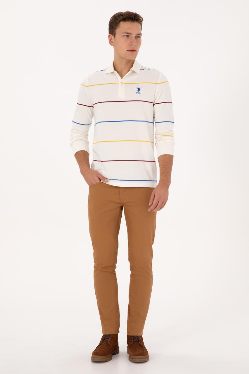 Erkek Camel Kanvas Pantolon