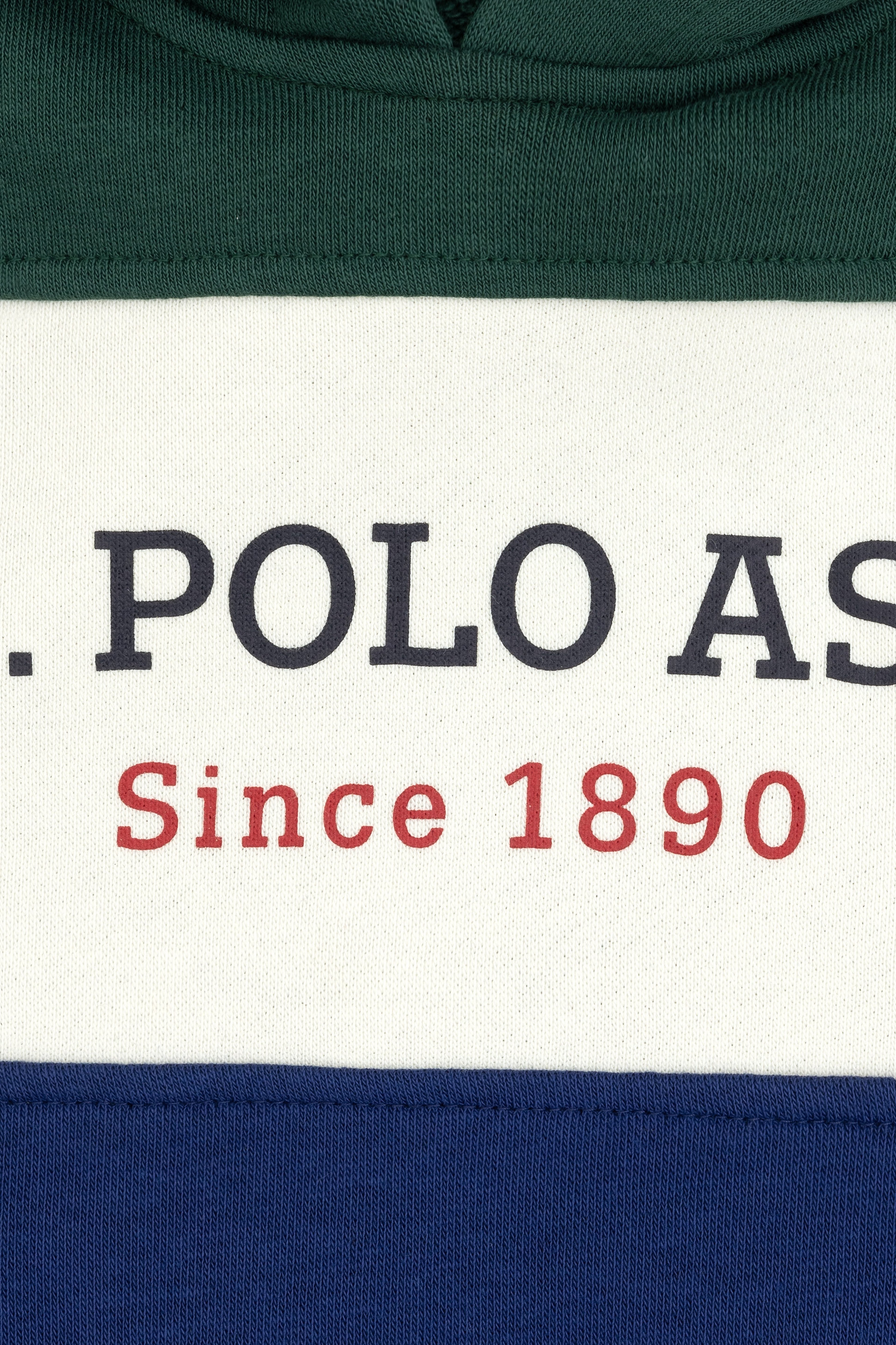 Erkek Çocuk Koyu Yeşil Basic Kapüşonlu Sweatshirt - Image 4