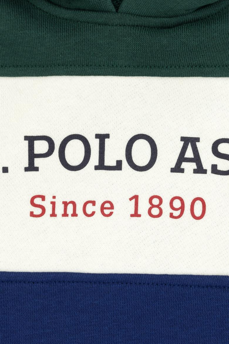 Erkek Çocuk Koyu Yeşil Basic Kapüşonlu Sweatshirt - 50313969001