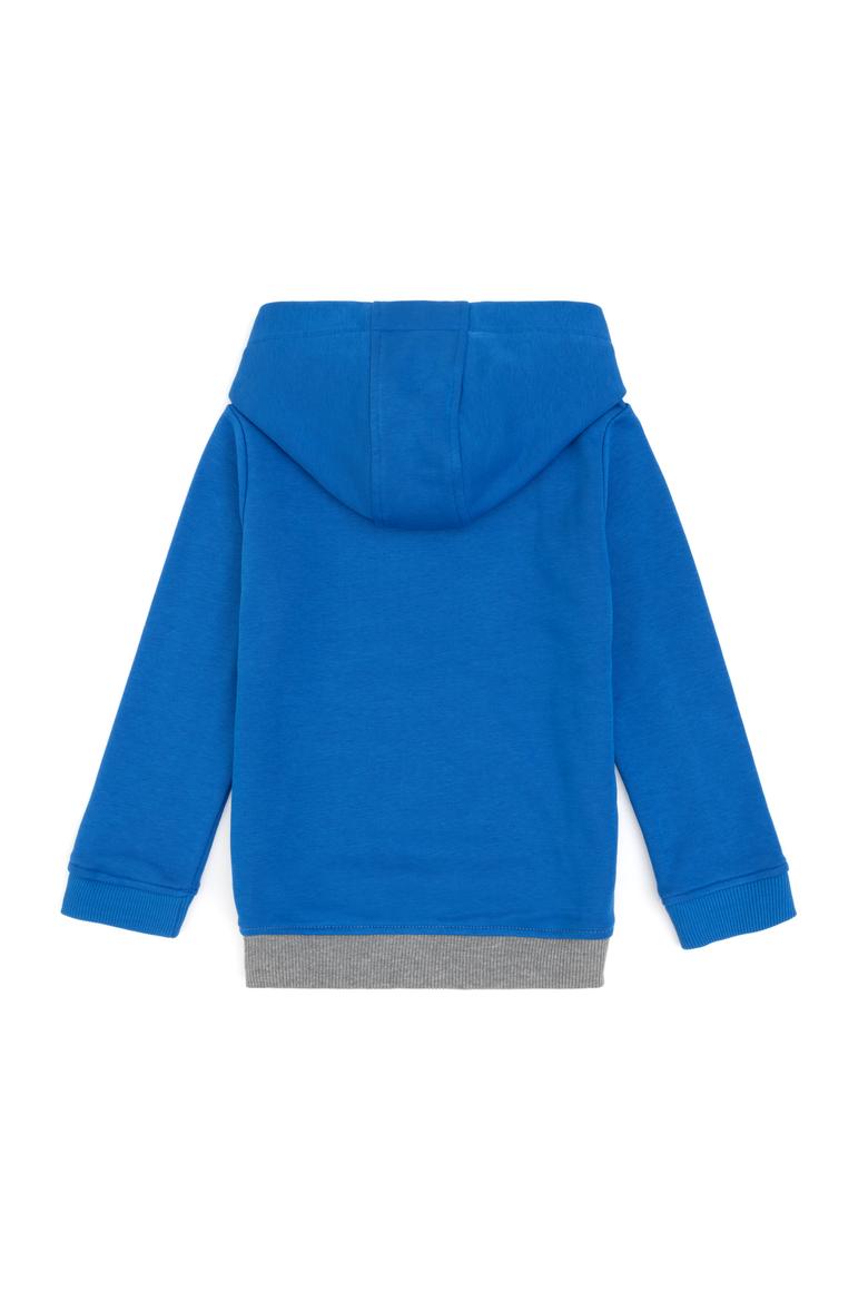 Erkek Çocuk Saks Basic Kapüşonlu Sweatshirt - 50313969036
