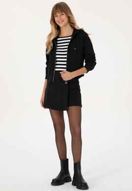 Kadın Siyah Örme Hırka - 50314177004