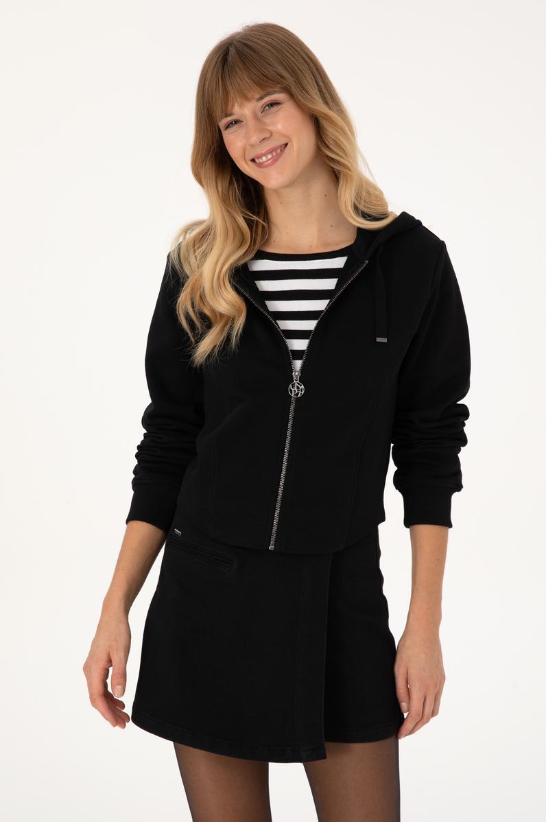 Kadın Siyah Örme Hırka