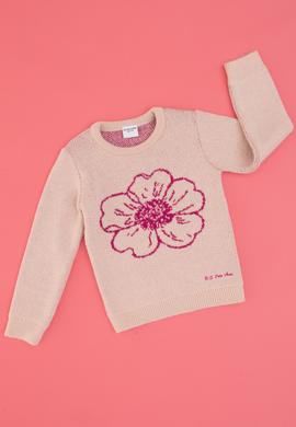 Kız Çocuk Açık Pembe Kazak - 50316353020