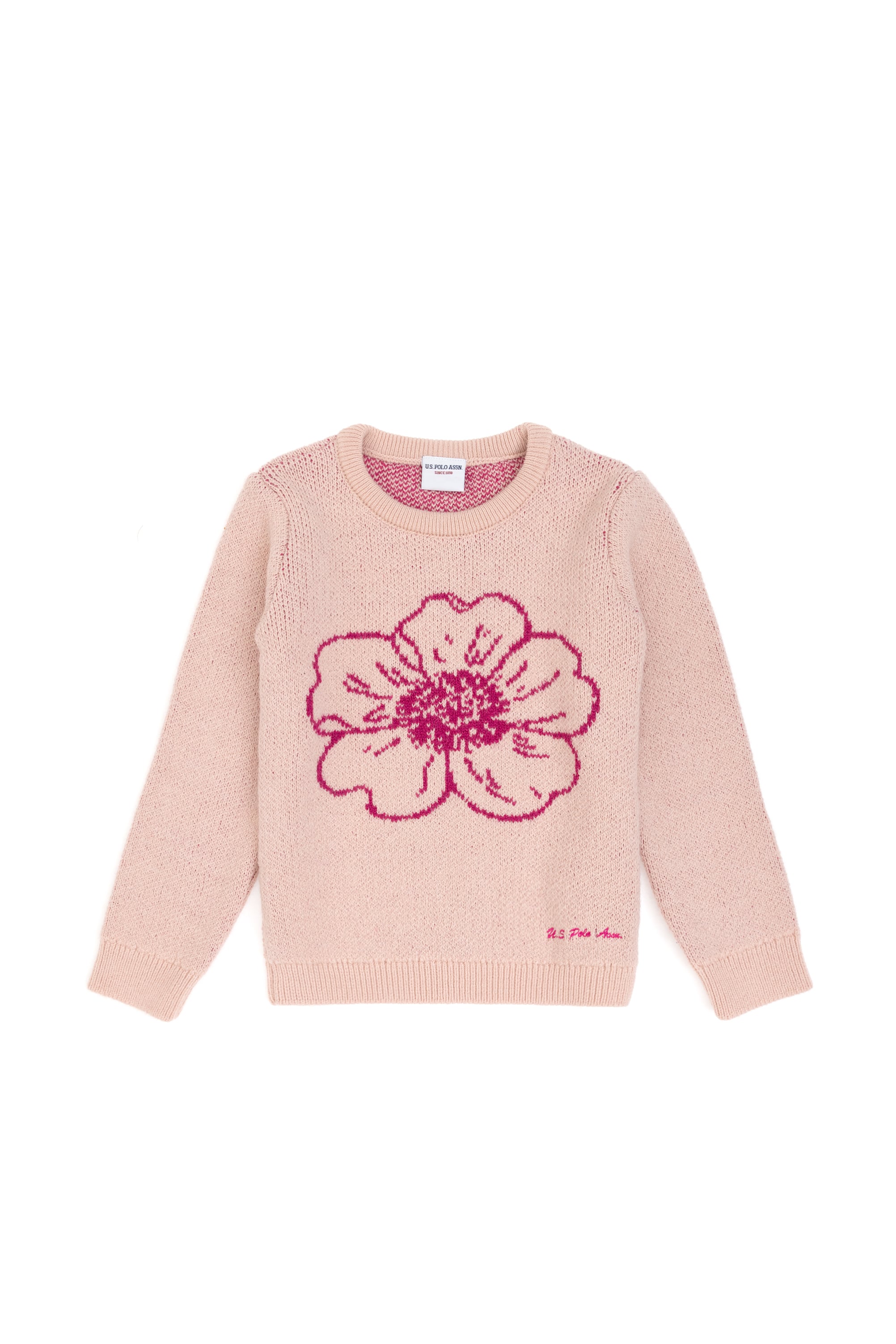 Kız Çocuk Açık Pembe Kazak - 50316353020