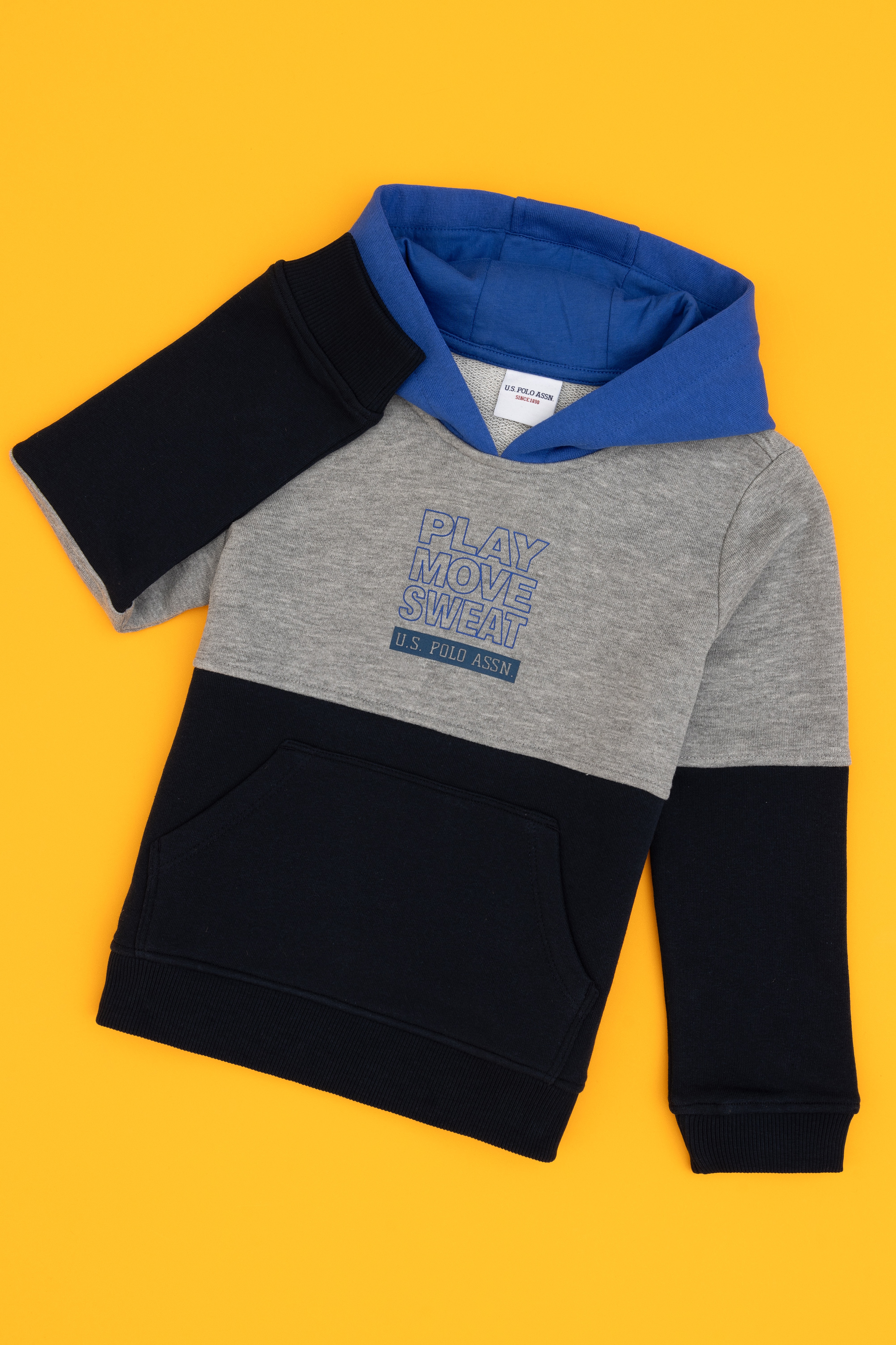 Erkek Çocuk Lacivert Kapüşonlu Sweatshirt - Image 1
