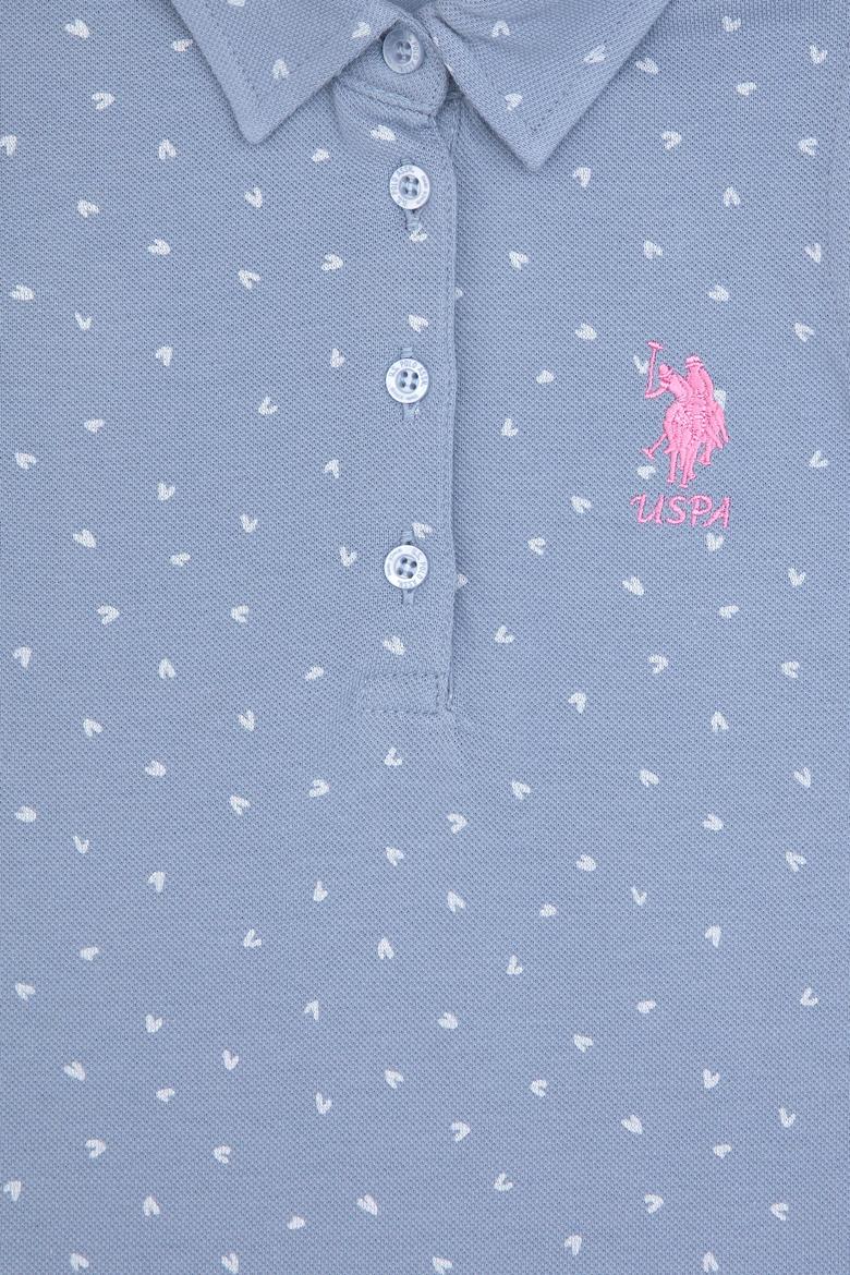 Kız Çocuk Mavi Örme Elbise - 50325168003