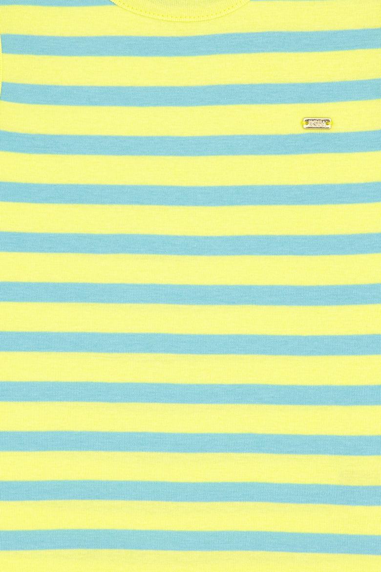 Kız Çocuk Fıstık Yeşili Bisiklet Yaka Kolsuz Tişört - 50288431038