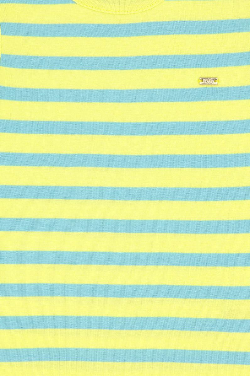 Kız Çocuk Fıstık Yeşili Bisiklet Yaka Kolsuz Tişört