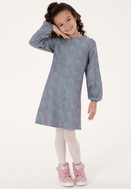 Kız Çocuk Mint Dokuma Elbise - 50292318003