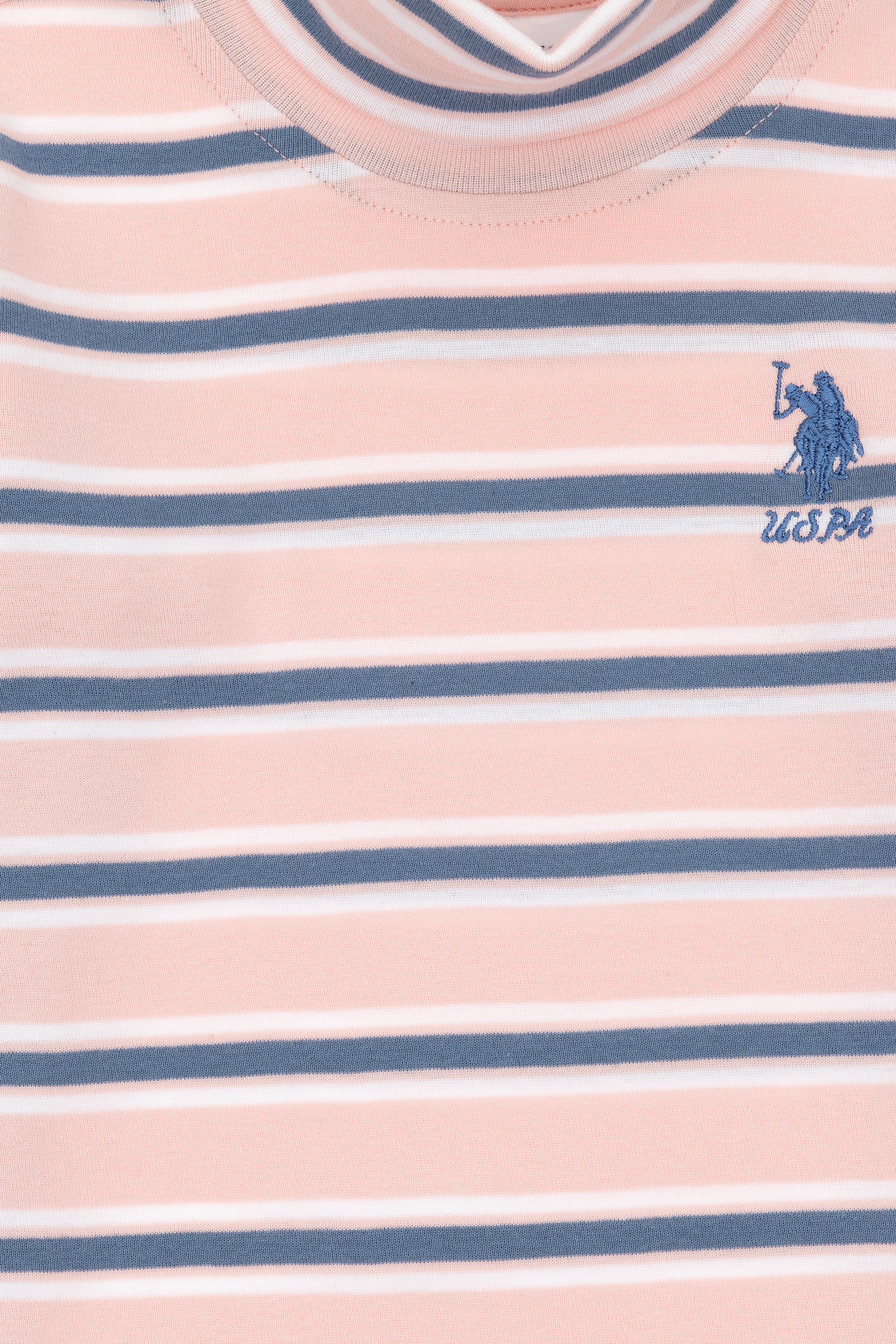Kız Çocuk Toz Pembe Balıkçı Yaka Sweatshirt - Image 5