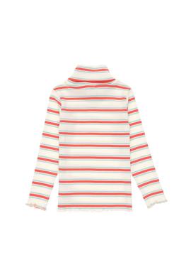 Kız Çocuk Krem Balıkçı Yaka Sweatshirt - 50296286020