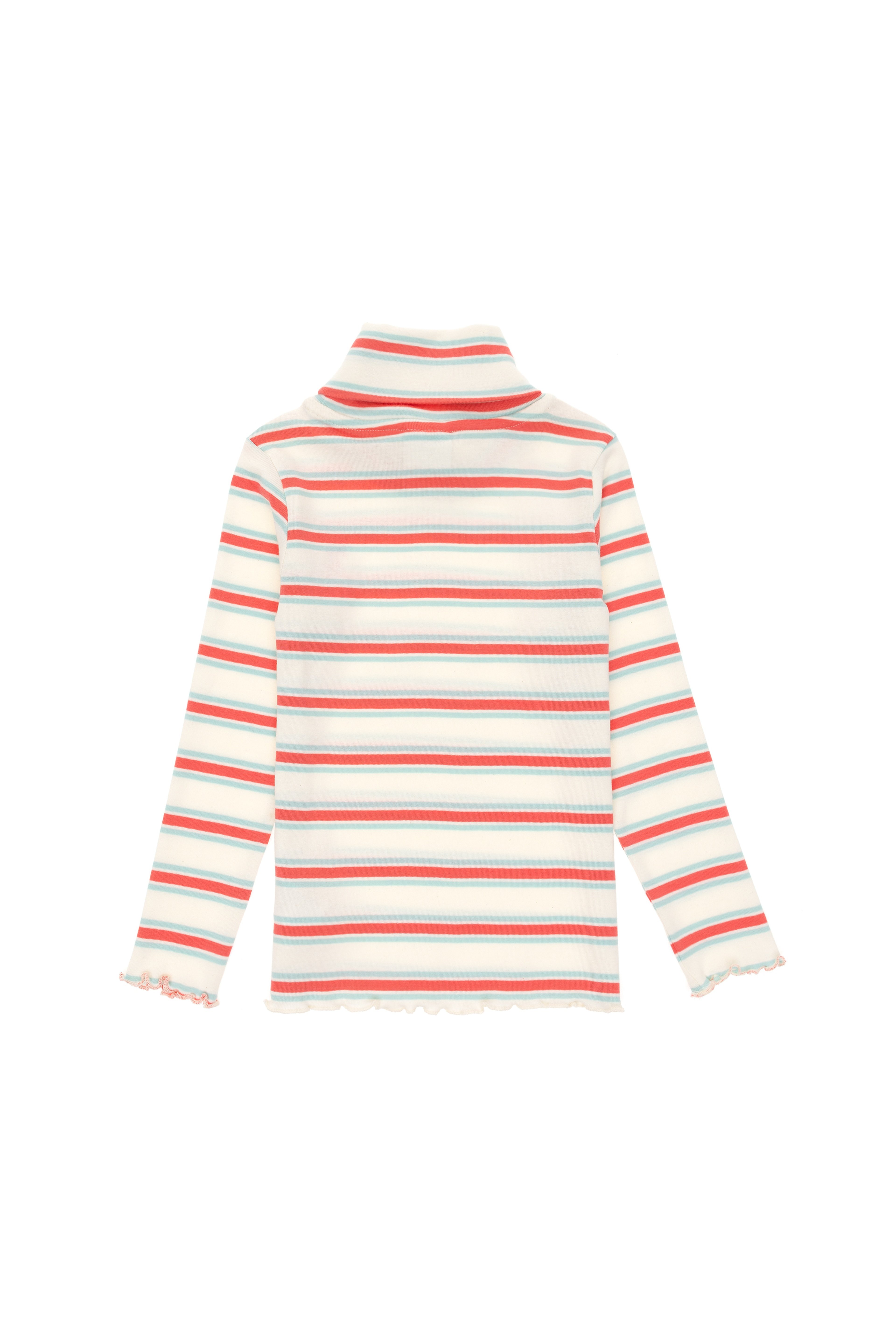 Kız Çocuk Krem Balıkçı Yaka Sweatshirt - Image 4
