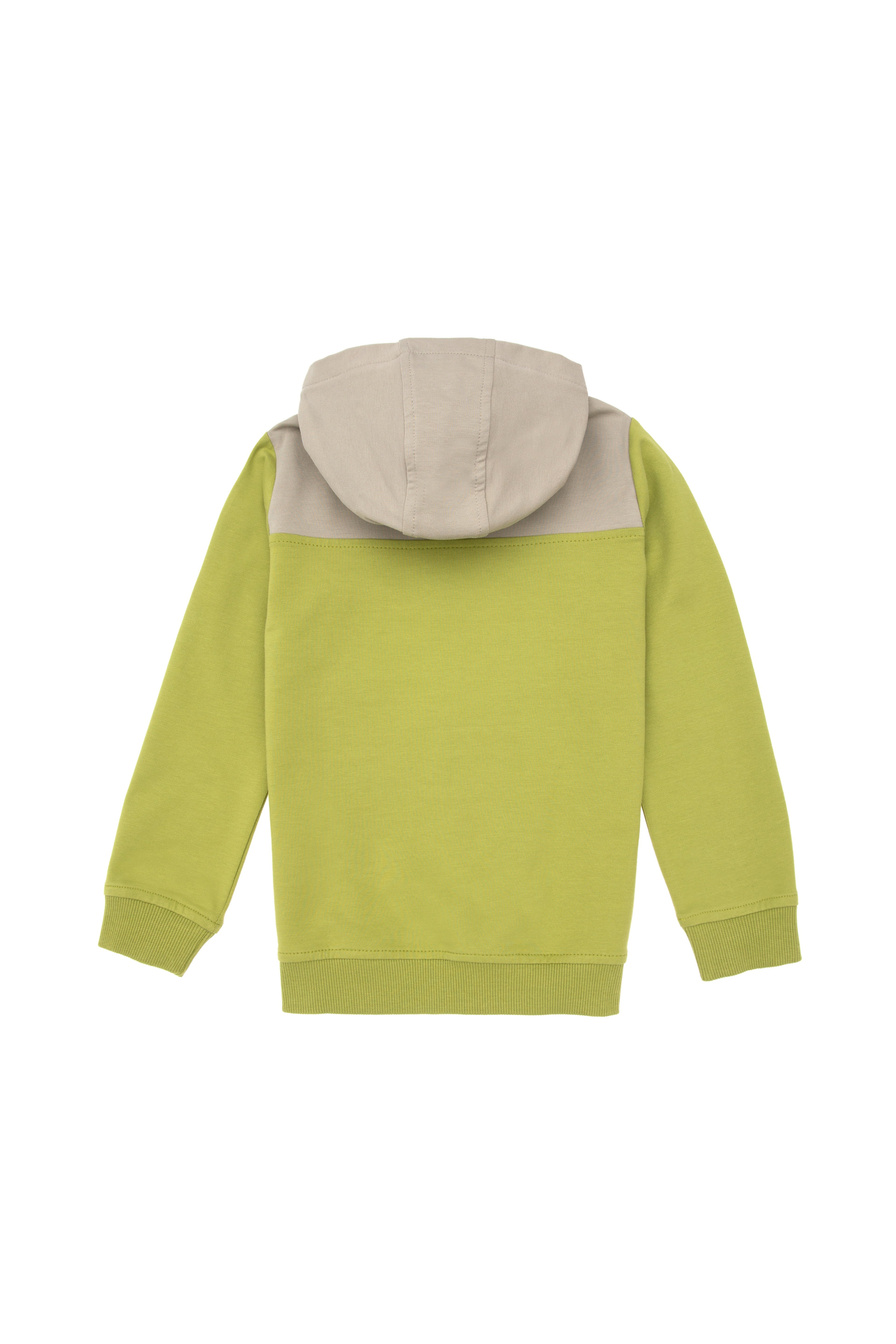 Kız Çocuk Fıstık Yeşili Kapüşonlu Sweatshirt - Image 4