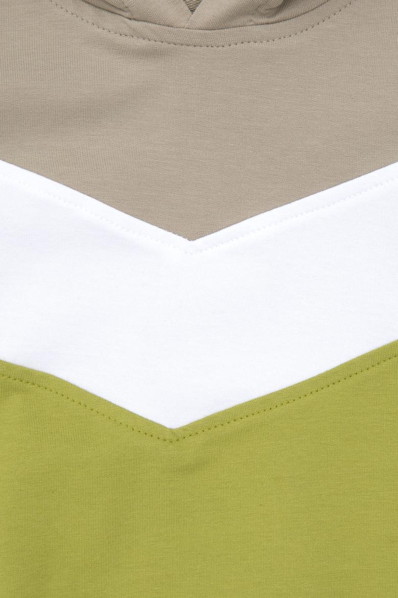 Kız Çocuk Fıstık Yeşili Kapüşonlu Sweatshirt - 50296288046