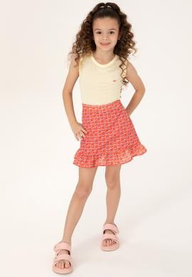 Kız Çocuk Limon Kolsuz Basic Tişört - 50306215075