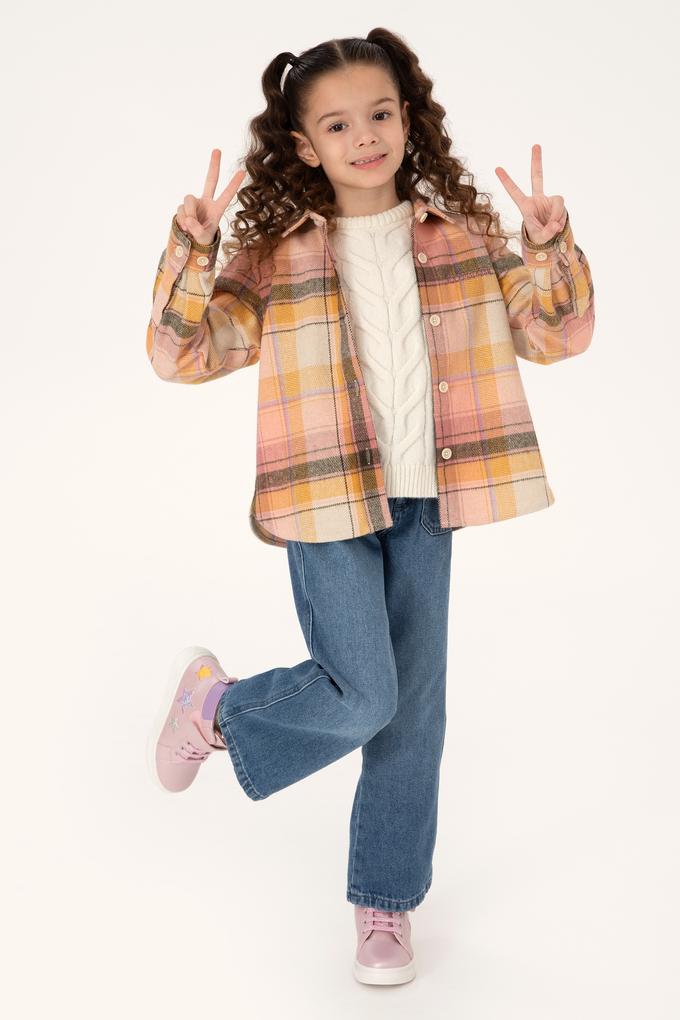 Kız Çocuk Orkide Uzun Kollu Gömlek