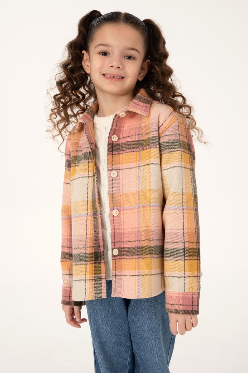 Kız Çocuk Orkide Uzun Kollu Gömlek