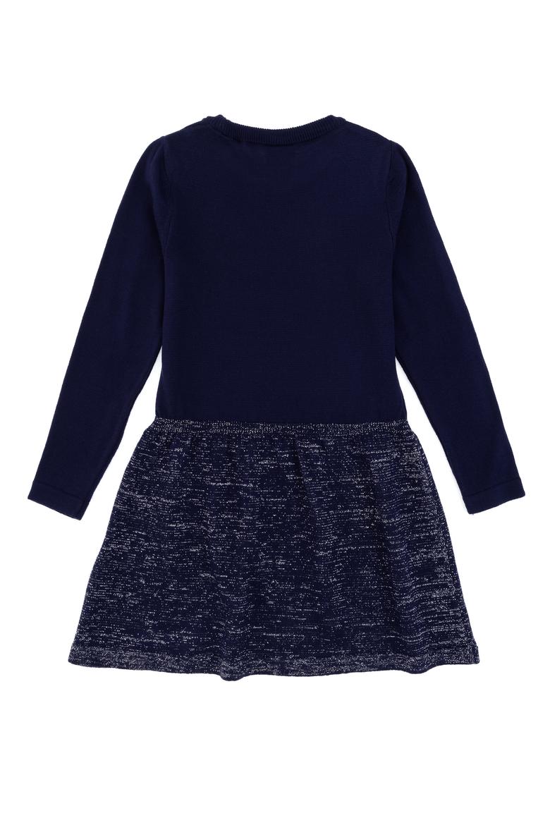 Kız Çocuk Lacivert Triko Elbise - 50316833005