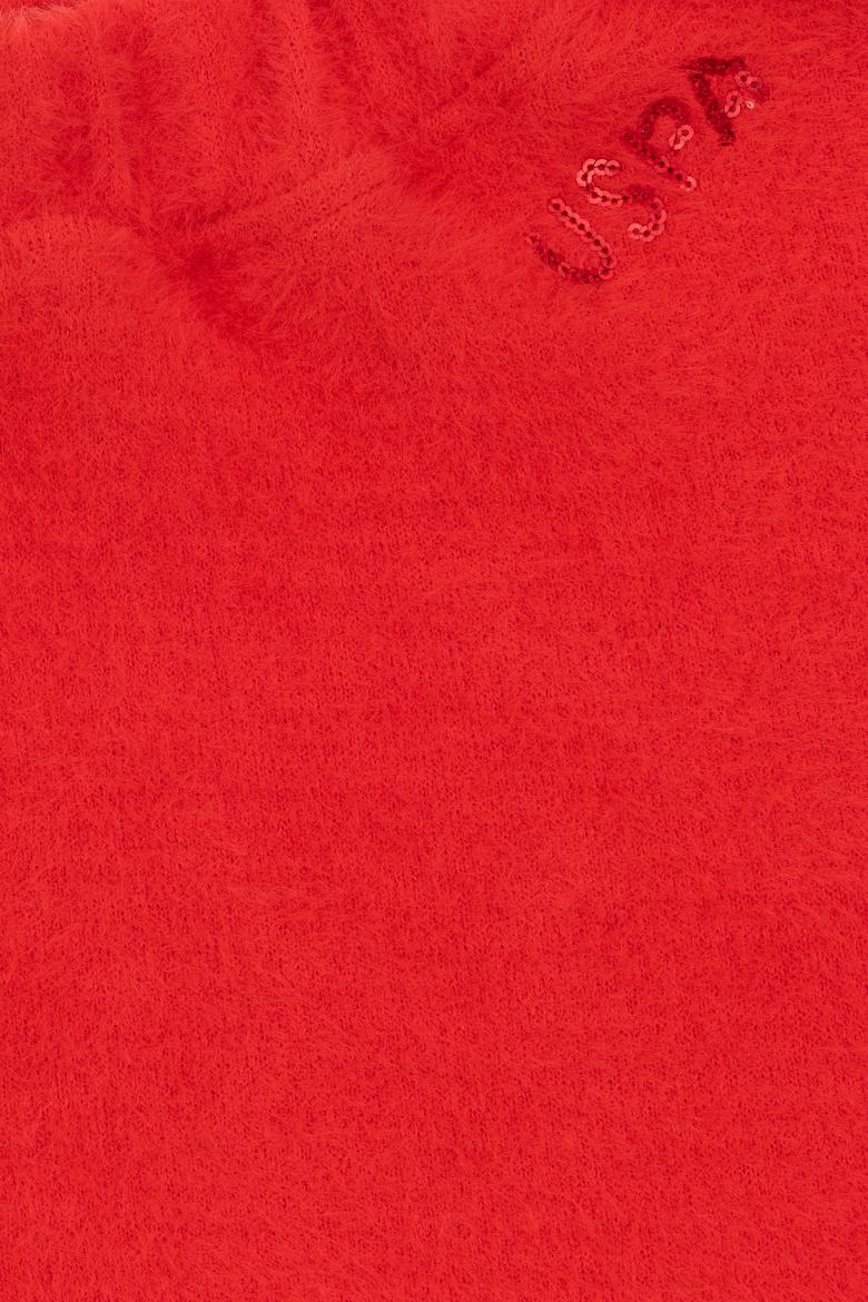 Kız Çocuk Kırmızı Örme Etek - 50317958005